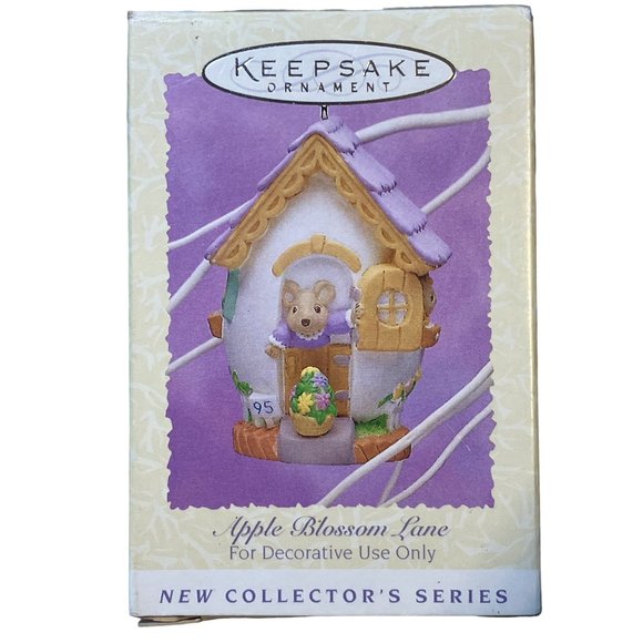 Hallmark Keepsake Ornament Apple Blossom Lane 1995 - Picture 10 of 13